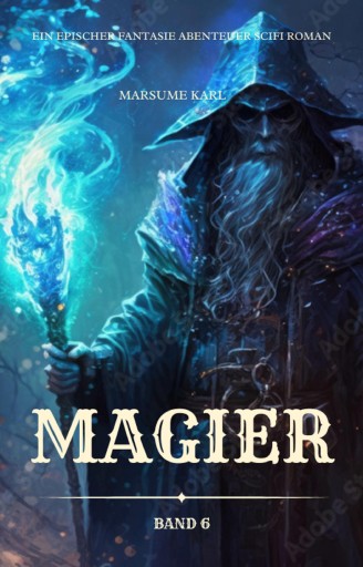 Portada del libro «Magier:Ein Epischer Fantasie Abenteuer Scifi Roman(Band 6)», de Marsume Karl