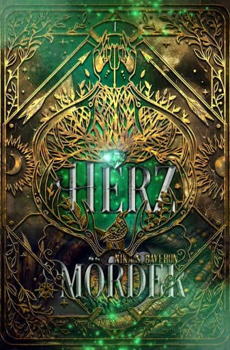 Portada del libro «Herzmörder: Knisternde Dark Fantasy Romance (Ashitara-Chroniken 1)», de Nika S. Daveron
