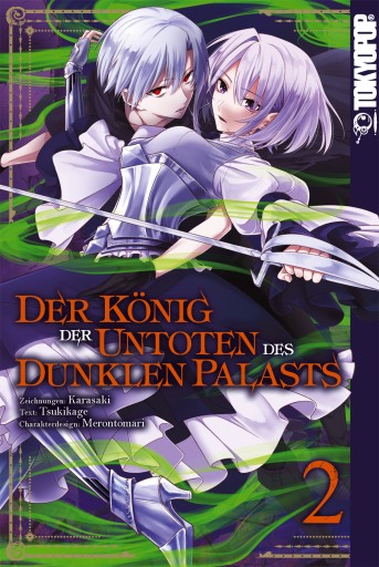 Portada del libro «Der König der Untoten des Dunklen Palasts, Band 02», de Tsukikage