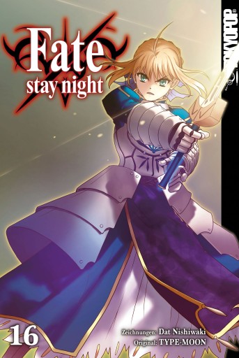 Portada del libro «Fate/stay night - Einzelband 16», de Type-Moon, Dat NISHIWAKI