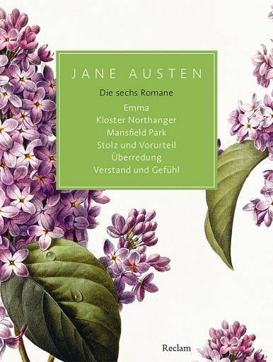 Portada del libro «Die sechs Romane», de Jane Austen