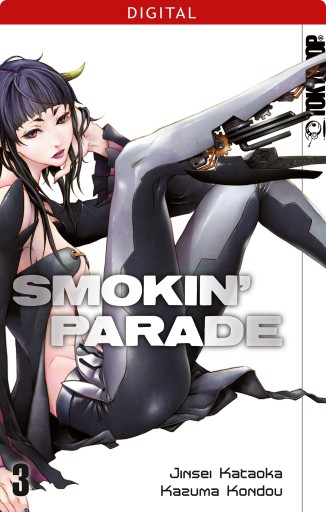 Portada del libro «Smokin' Parade 03», de Jinsei Kataoka, Kazuma Kondou