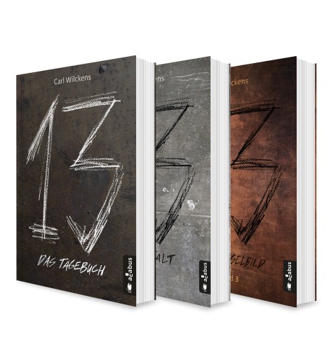 Portada del libro «Dreizehn Band 1-3: Das Tagebuch / Die Anstalt / Das Spiegelbild», de Carl Wilckens