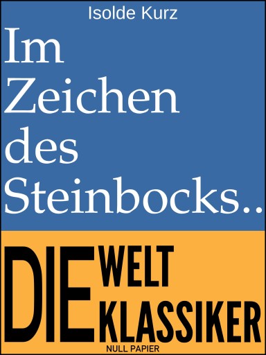 Im Zeichen des Steinbocks