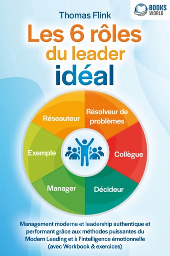 Portada del libro «Les 6 rôles du leader idéal: Management moderne et leadership authentique et performant grâce aux méthodes puissantes du Modern Leading et à l'intelligence émotionnelle (avec Workbook & exercices)», de Thomas Flink