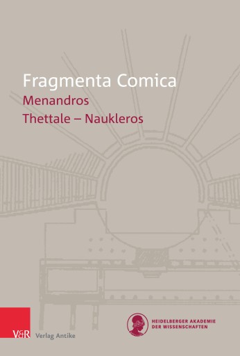 Portada del libro «FrC 24.5 Menandros», de Christian Orth