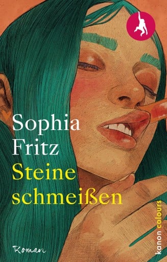 Portada del libro «Steine schmeißen», de Sophia Fritz