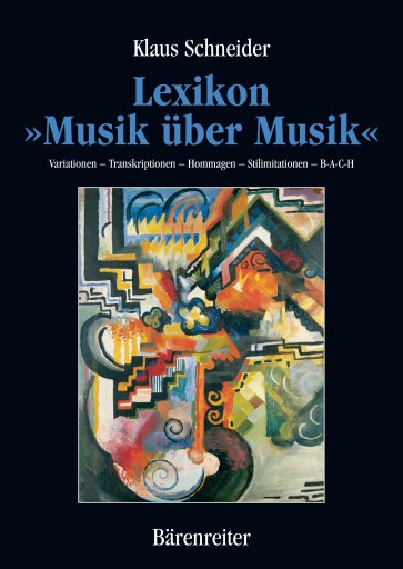 Lexikon "Musik über Musik" imagen de portada