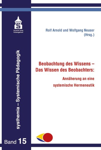 Portada del libro «Beobachtung des Wissens - Das Wissen des Beobachters:»