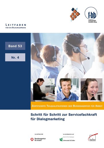 Portada del libro «Schritt für Schritt zur Servicefachkraft für Dialogmarketing»