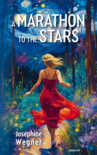 Portada del libro «A marathon to the stars», de Josephine Wegner