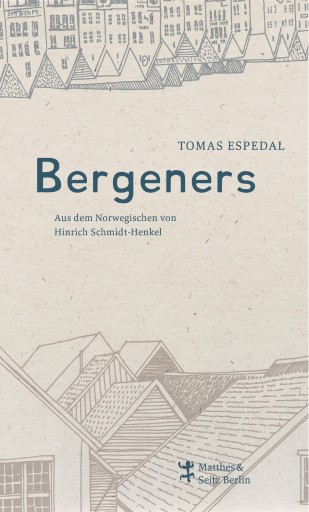 Portada del libro «Bergeners», de Tomas Espedal