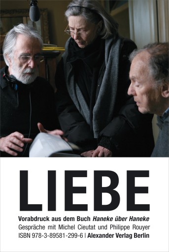Portada del libro «LIEBE (Amour)», de Michael Haneke