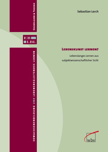 Portada del libro «Lebenskunst lernen?», de Sebastian Lerch