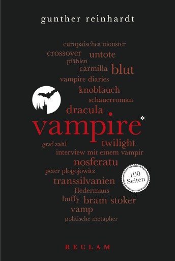 Portada del libro «Vampire. 100 Seiten», de Gunther Reinhardt