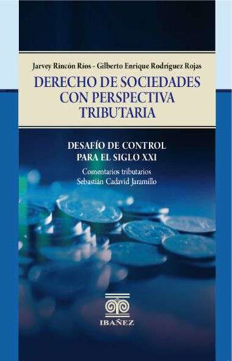 Portada del libro «Derecho de sociedades con perspectiva tributaria», de Jarvey Rincón Ríos