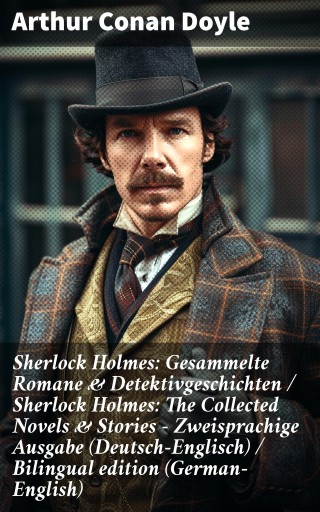 Portada del libro «Sherlock Holmes: Gesammelte Romane & Detektivgeschichten / Sherlock Holmes: The Collected Novels & Stories - Zweisprachige Ausgabe (Deutsch-Englisch) / Bilingual edition (German-English)», de Arthur Conan Doyle