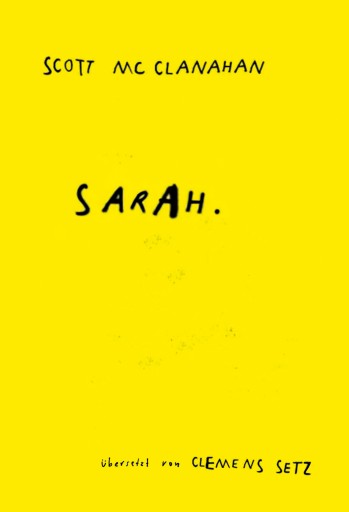 Portada del libro «Sarah», de Scott McClanahan