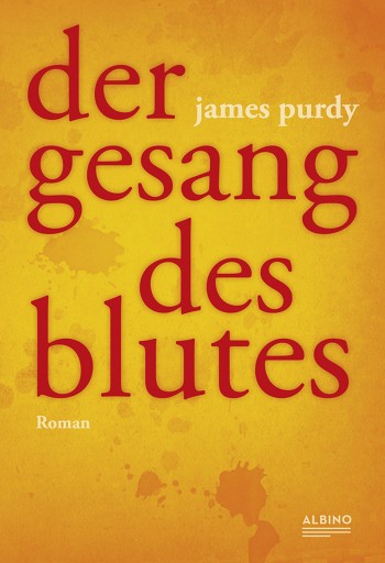 Portada del libro «Der Gesang des Blutes», de James Purdy