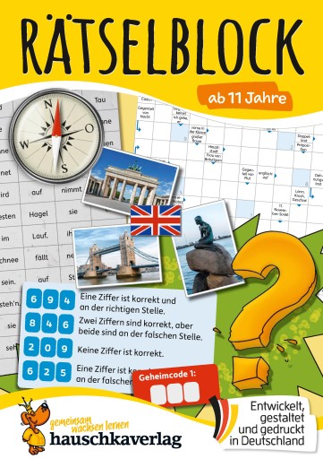 Portada del libro «Rätselblock ab 11 Jahre», de Agnes Spiecker