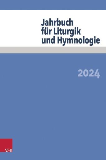 Portada del libro «Jahrbuch für Liturgik und Hymnologie»