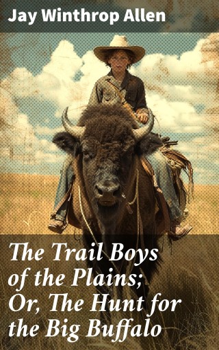 Portada del libro «The Trail Boys of the Plains; Or, The Hunt for the Big Buffalo», de Jay Winthrop Allen