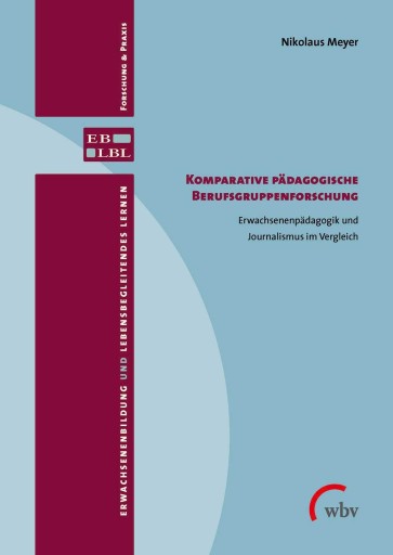 Portada del libro «Komparative pädagogische Berufsgruppenforschung», de Nikolaus Meyer