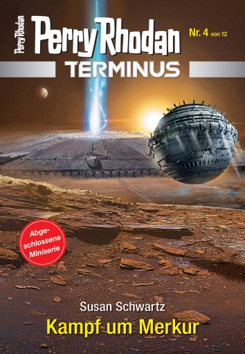 Portada del libro «Terminus 4: Kampf um Merkur», de Susan Schwartz