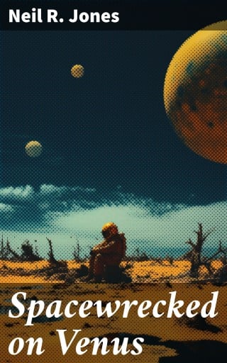 Portada del libro «Spacewrecked on Venus», de Neil R. Jones