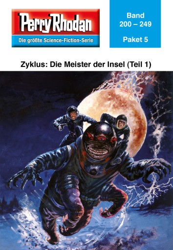 Portada del libro «Perry Rhodan-Paket 5: Die Meister der Insel (Teil 1)»