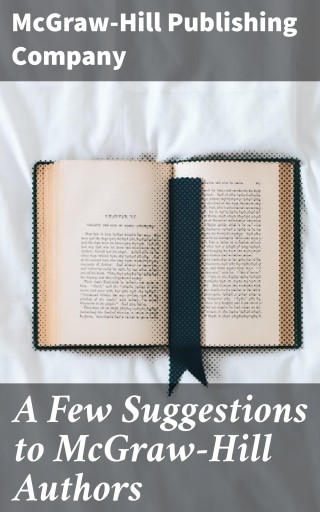 A Few Suggestions to McGraw-Hill Authors