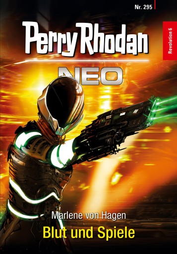 Portada del libro «Perry Rhodan Neo 295: Blut und Spiele», de Marlene von Hagen