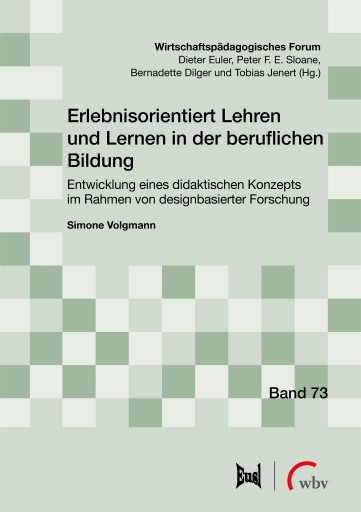 Portada del libro «Erlebnisorientiert Lehren und Lernen in der beruflichen Bildung», de Simone Volgmann