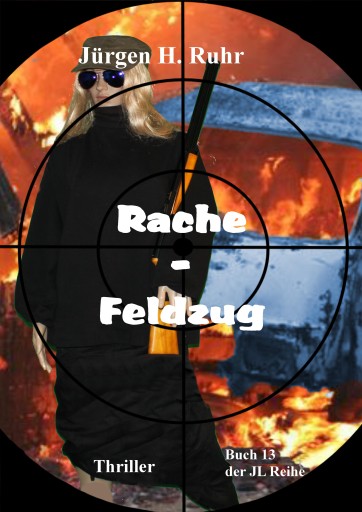 Portada del libro «Rache-Feldzug», de Jürgen Ruhr