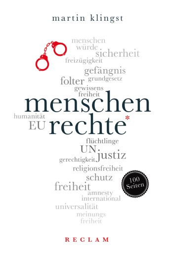 Portada del libro «Menschenrechte. 100 Seiten», de Martin Klingst