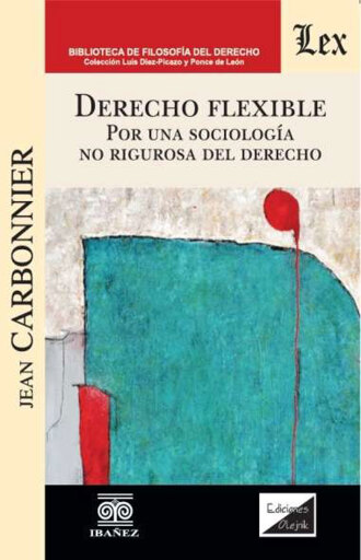 Portada del libro «Derecho flexible», de Jean Carbonnier
