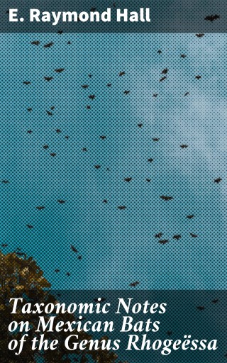 Taxonomic Notes on Mexican Bats of the Genus Rhogeëssa