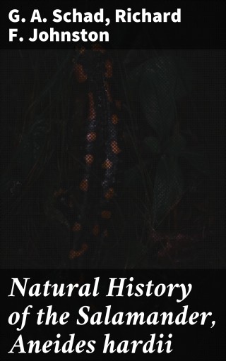 Natural History of the Salamander, Aneides hardii