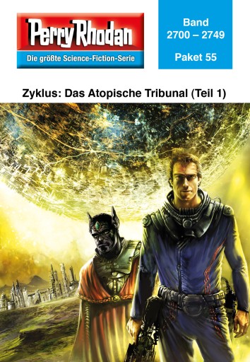 Portada del libro «Perry Rhodan-Paket 55: Das Atopische Tribunal (Teil 1)»