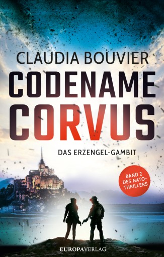 Portada del libro «Codename Corvus – Das Erzengel-Gambit», de Claudia Bouvier