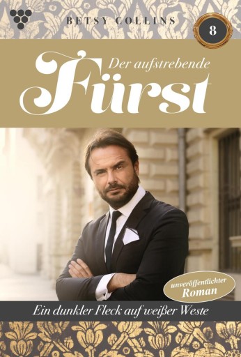 Portada del libro «Ein dunkler Fleck auf weißer Weste», de Betsy Collins