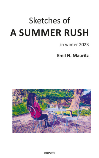 Portada del libro «Sketches of a summer rush», de Emil N. Mauritz