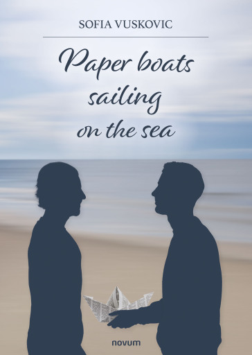 Portada del libro «Paper boats sailing on the sea», de Sofia Vuskovic