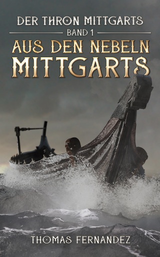 Portada del libro «Der Thron Mittgarts», de Thomas Fernandez