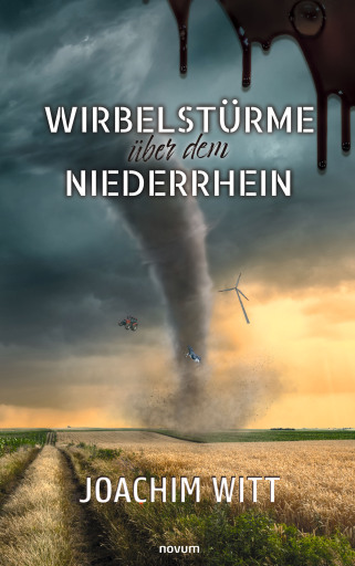 Portada del libro «Wirbelstürme über dem Niederrhein», de Joachim Witt