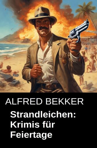 Portada del libro «Strandleichen: Krimis für Feiertage», de Alfred Bekker