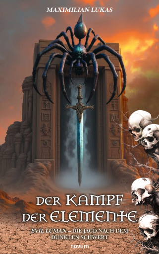 Portada del libro «Der Kampf der Elemente», de Maximilian Lukas