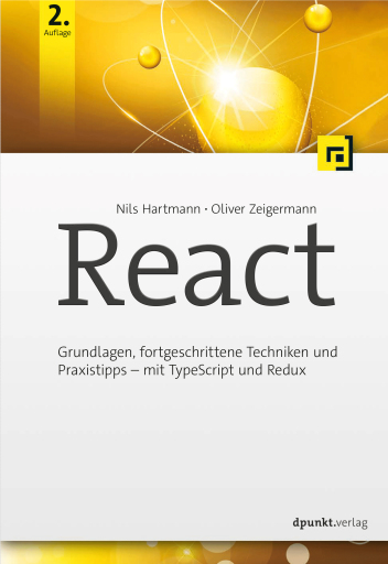 Portada del libro «React», de Nils Hartmann, Oliver Zeigermann
