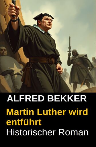 Portada del libro «Martin Luther wird entführt», de Alfred Bekker