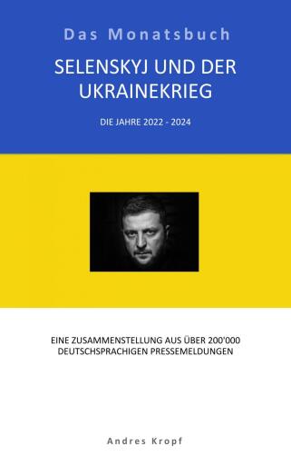 Portada del libro «Selenskyj und der Ukrainekrieg», de Andres Kropf